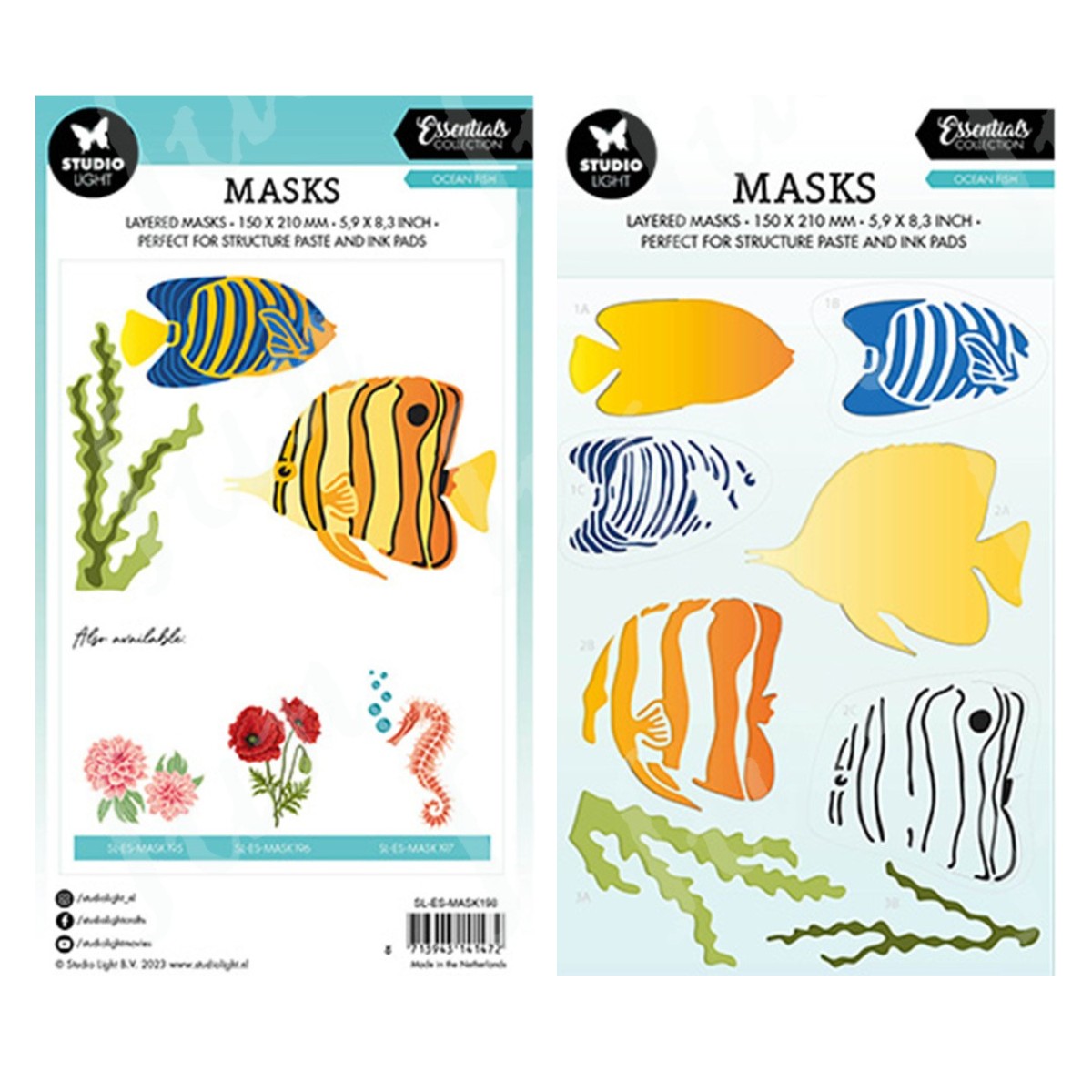Candle Making Instructions - Plantillas de peces marinos, juegos de