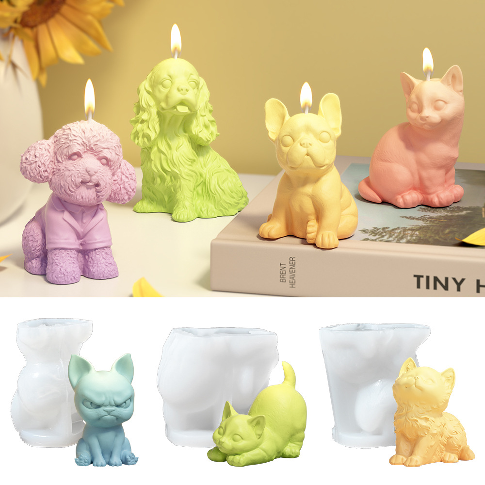 Candle Making Party - Molde de silicona para cachorros Labrador
