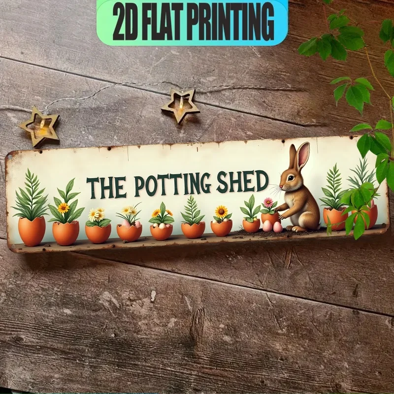Pour Pot Aluminum - Panel Metálico Plano 2D Vintage con