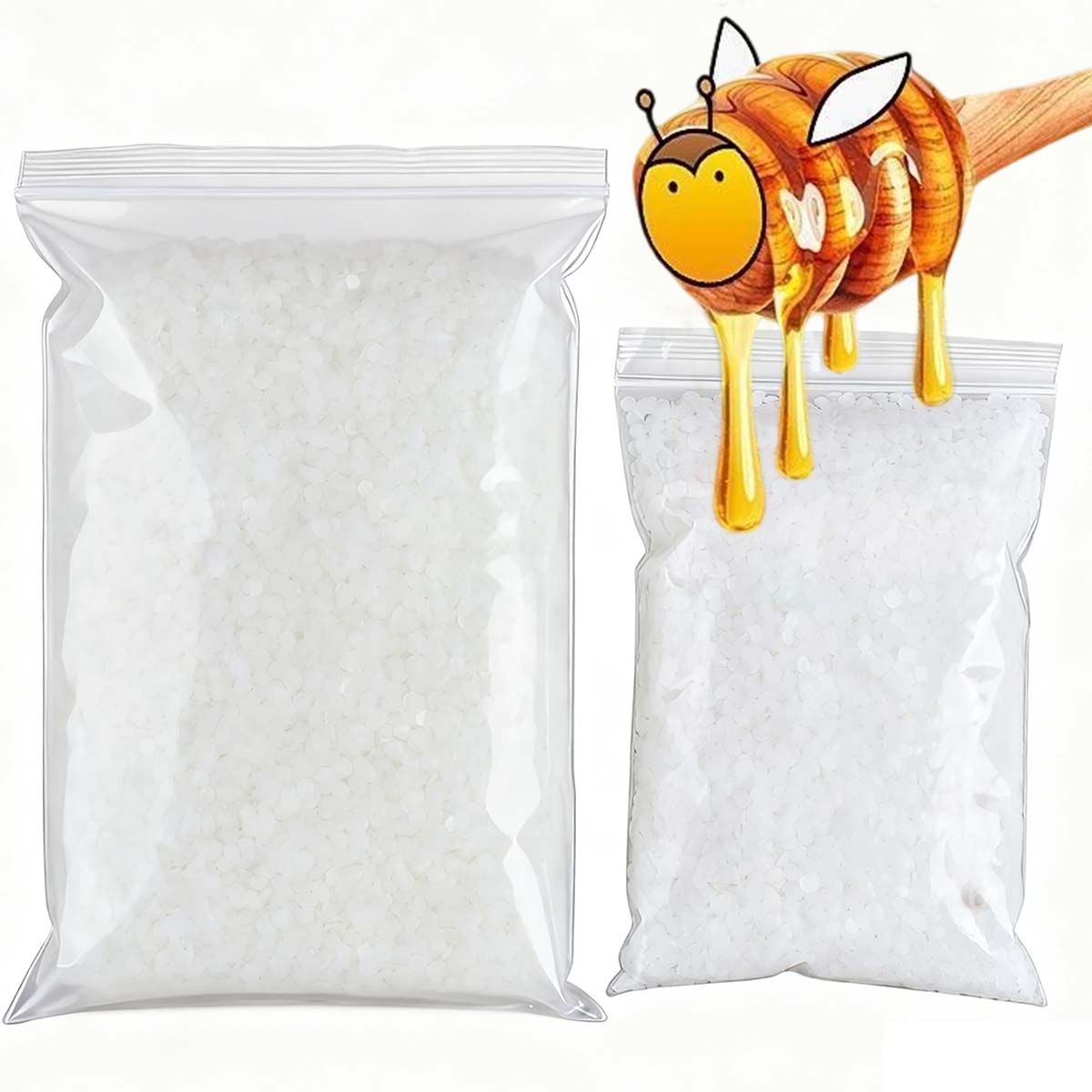 Candle Making Equipment - Cera de abejas blanca de 200g-1000g,