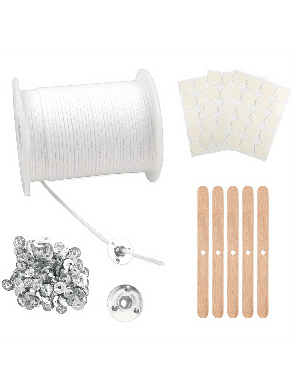 Candle Making Instructions - Mechas para Velas de 200 pies