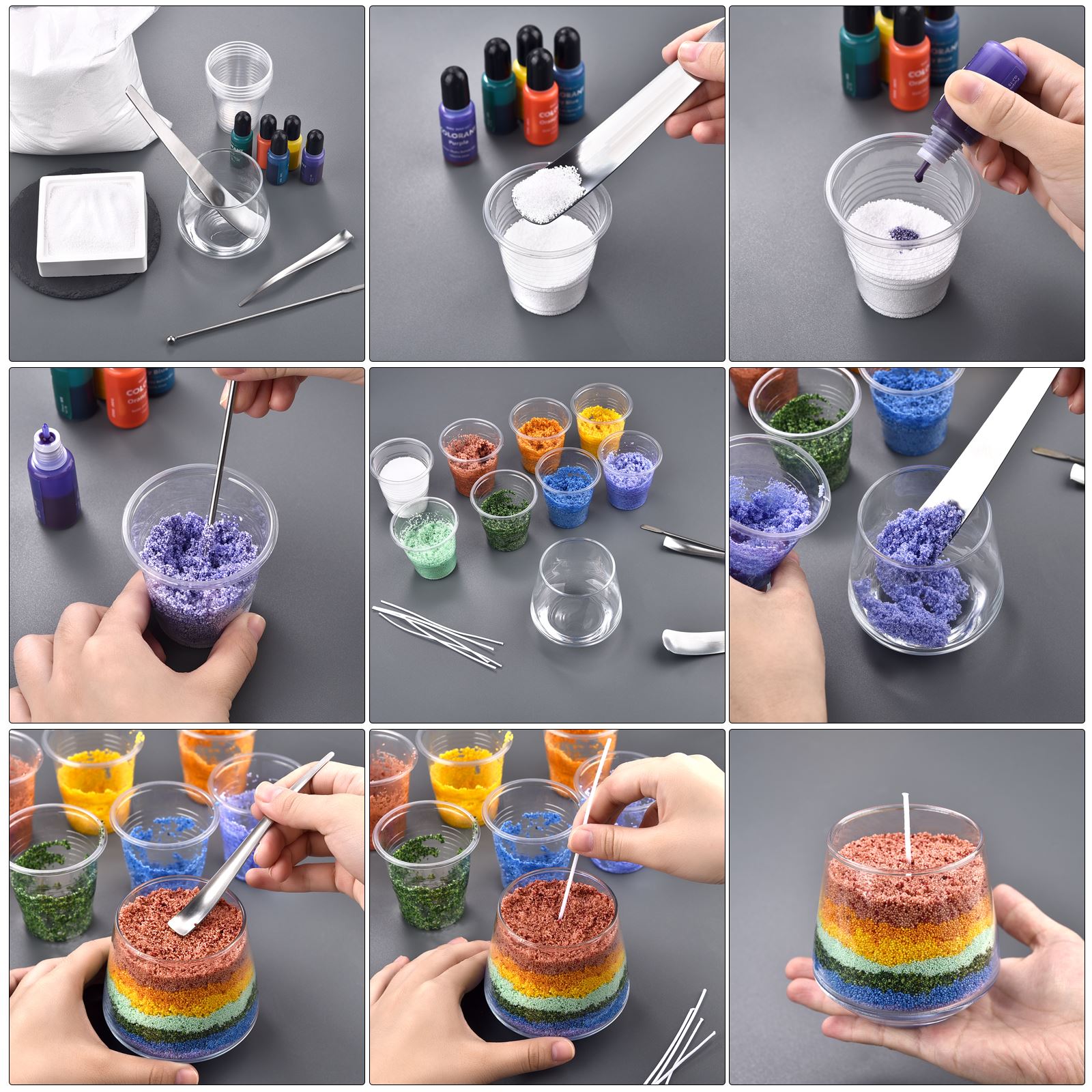 Kit de Material DIY de cera de - Candle Making Instructions reseña y precio