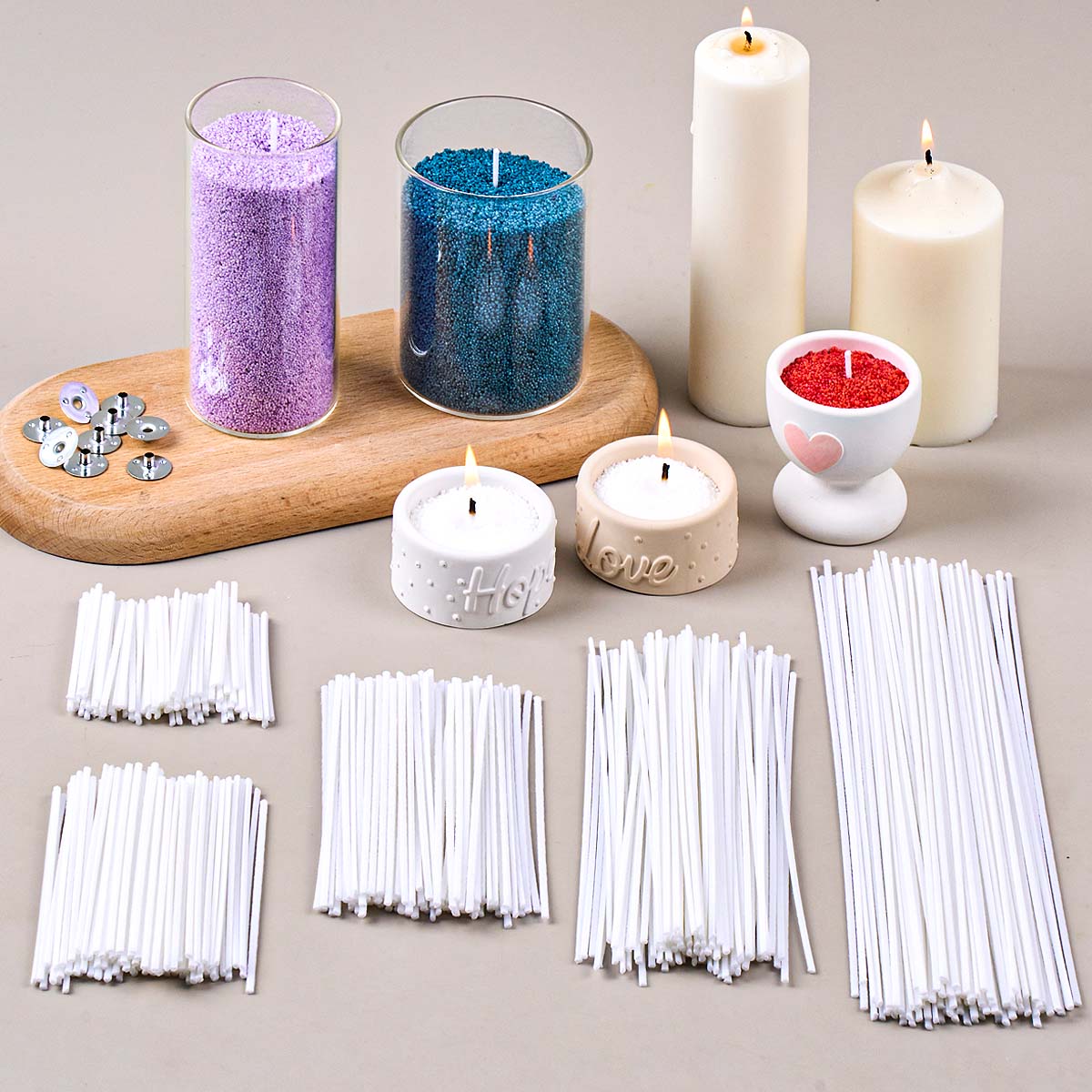 50 Uds. De mechas para velas d - Candle Making Instructions reseña y precio