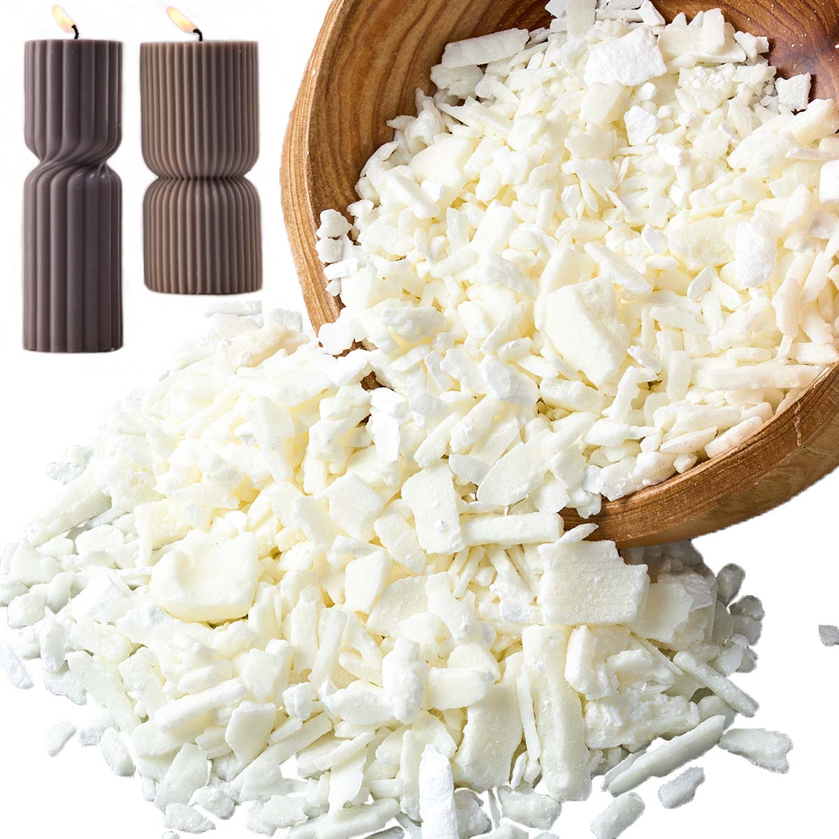 Cera de soja blanca pura de 1  - Candle Making Equipment reseña y precio