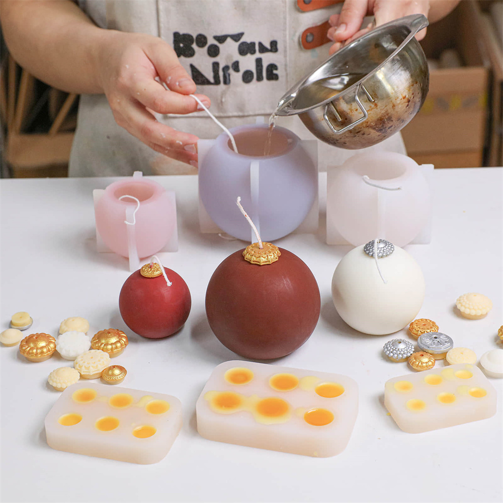 Nicole-Molde de silicona para  - Candle Making Party reseña y precio