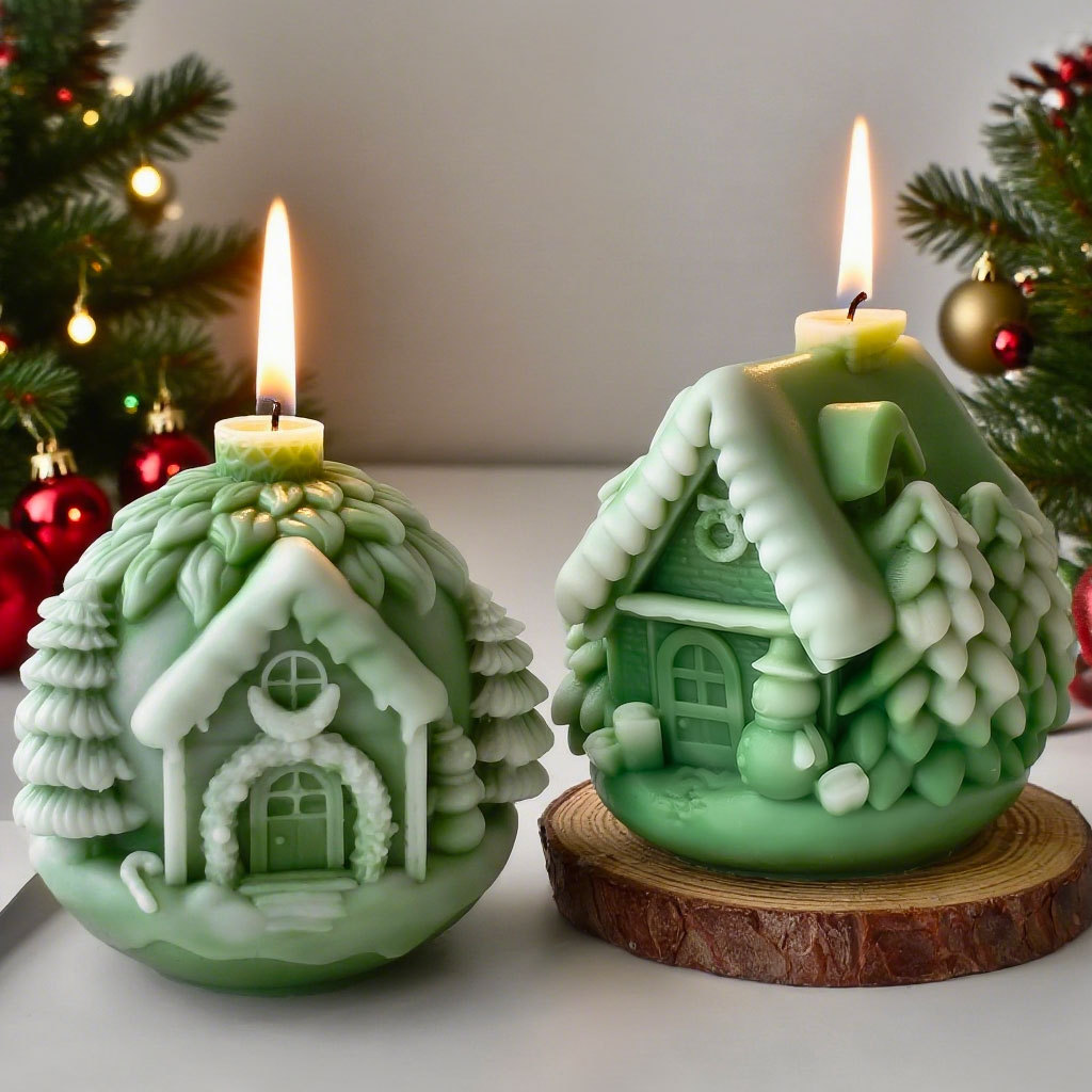 Molde de silicona para casa de - Candle Making Party reseña y precio