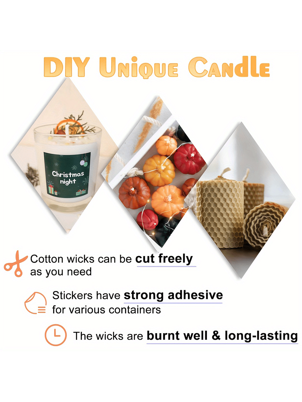 Mechas para Velas de 200 pies  - Candle Making Instructions reseña y precio